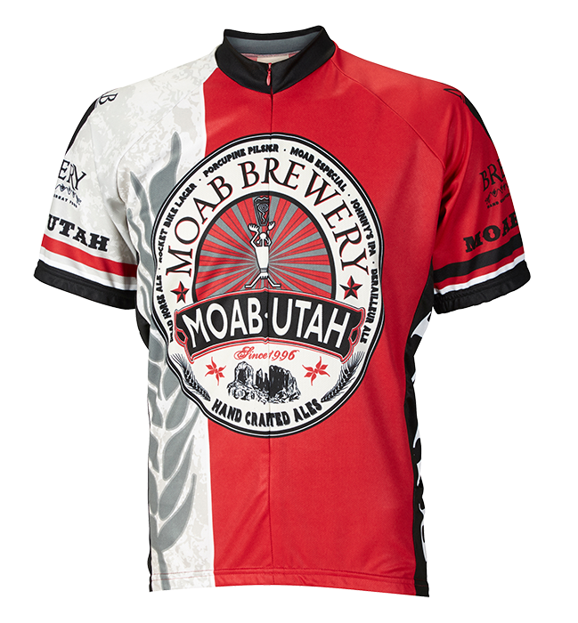 Details about   Moab Brewery Dead Horse Ale beer Men's 15" Zip Short Sleeve Cycling Jersey